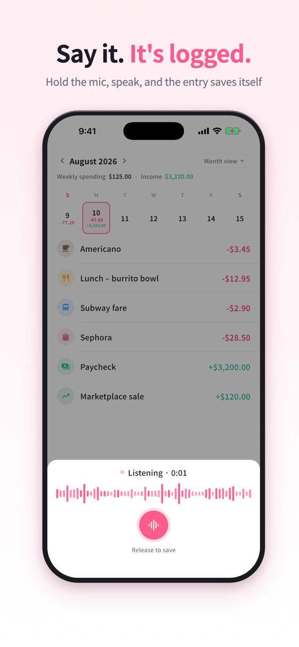 Blink Budget screenshot 1